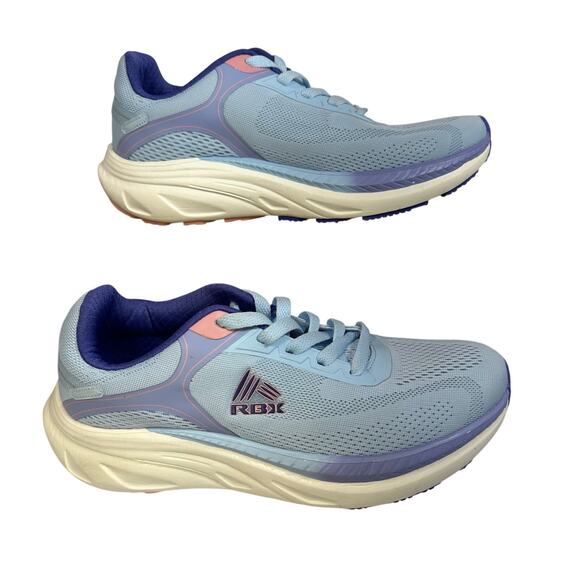 RBX Live Life Active Running Shoes Mesh Everyday Womens 8.5 Athleisure Pastel - Picture 2 of 10